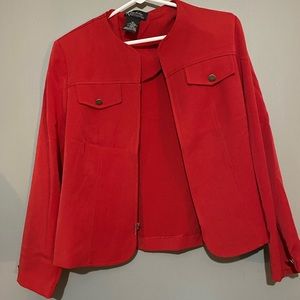 Red dress jacket